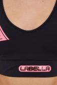 Спортивний бюстгальтер LaBellaMafia Highlight 2 жіночий колір чорний Спортивний бюстгальтер LaBellaMafia Highlight 2 жіночий колір чорний