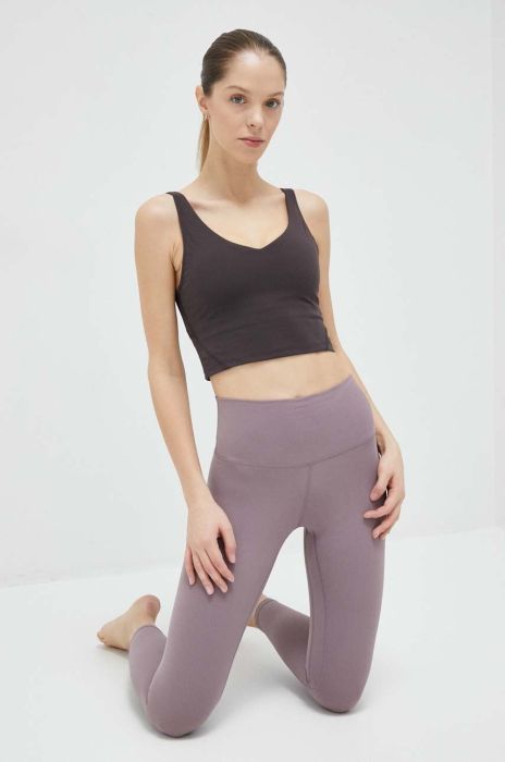 Топ для йоги Joy in me Grace колір сірий (3049278)