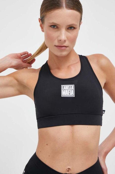 Спортивний бюстгальтер LaBellaMafia Go On колір чорний (3382637)
