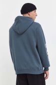 Кофта Volcom чоловіча з капюшоном з принтом колір блакитний