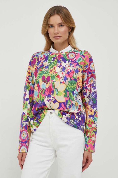 Лонгслів Rich & Royal жіночий колір барвистий