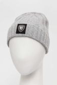 Шапка з домішкою вовни Blauer колір сірий