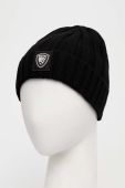 Шапка з домішкою вовни Blauer колір чорний (3494295)