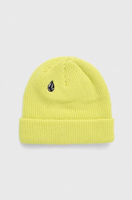 Шапка Volcom колір зелений з товстого трикотажу (3539330)