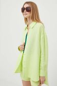 Сорочка Rich & Royal жіноча колір зелений relaxed класичний комір