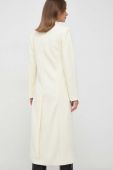 Пальто Silvian Heach жіночий колір бежевий перехідний двобортний (3642963)