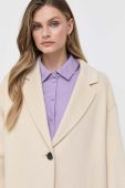 Вовняне пальто Beatrice B колір бежевий перехідний oversize