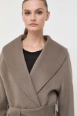 Вовняне пальто Beatrice B колір бежевий перехідний (3508839)