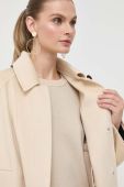 Вовняне пальто Beatrice B колір бежевий перехідний (3508849)