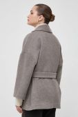 Вовняне пальто Beatrice B колір сірий перехідний oversize