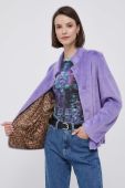 Куртка Rich & Royal жіноча колір фіолетовий перехідна