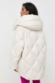 Пухова куртка Liviana Conti жіноча колір бежевий зимова oversize