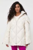Пухова куртка Liviana Conti жіноча колір бежевий зимова oversize