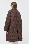 Пухова куртка Liviana Conti жіноча колір коричневий перехідна
