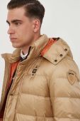 Пухова куртка Blauer чоловіча колір бежевий зимова