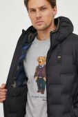 Пухова куртка Blauer чоловіча колір чорний перехідна (3576258)