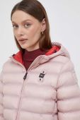Куртка Blauer жіноча колір рожевий перехідна
