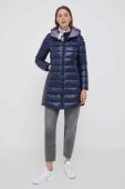 Пухова куртка Blauer жіноча колір синій зимова