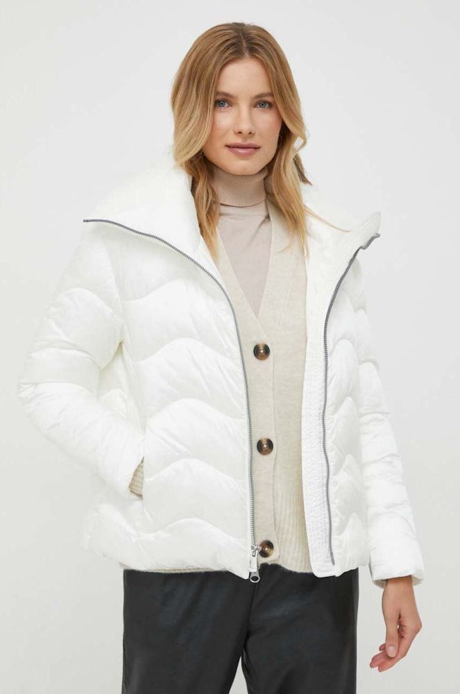 Куртка Blauer жіноча колір білий зимова