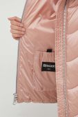 Куртка Blauer жіноча колір рожевий зимова