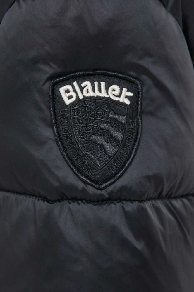 Куртка Blauer жіноча колір чорний зимова фото 6