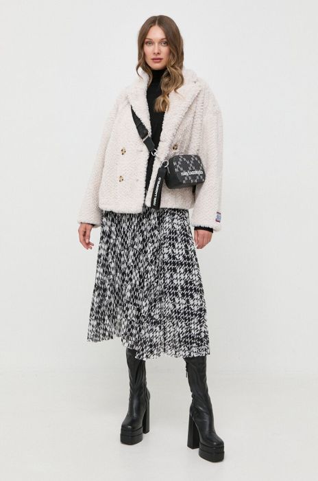 Куртка Silvian Heach жіноча колір бежевий перехідна