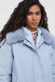Пухова куртка Silvian Heach жіноча зимова колір блакитний