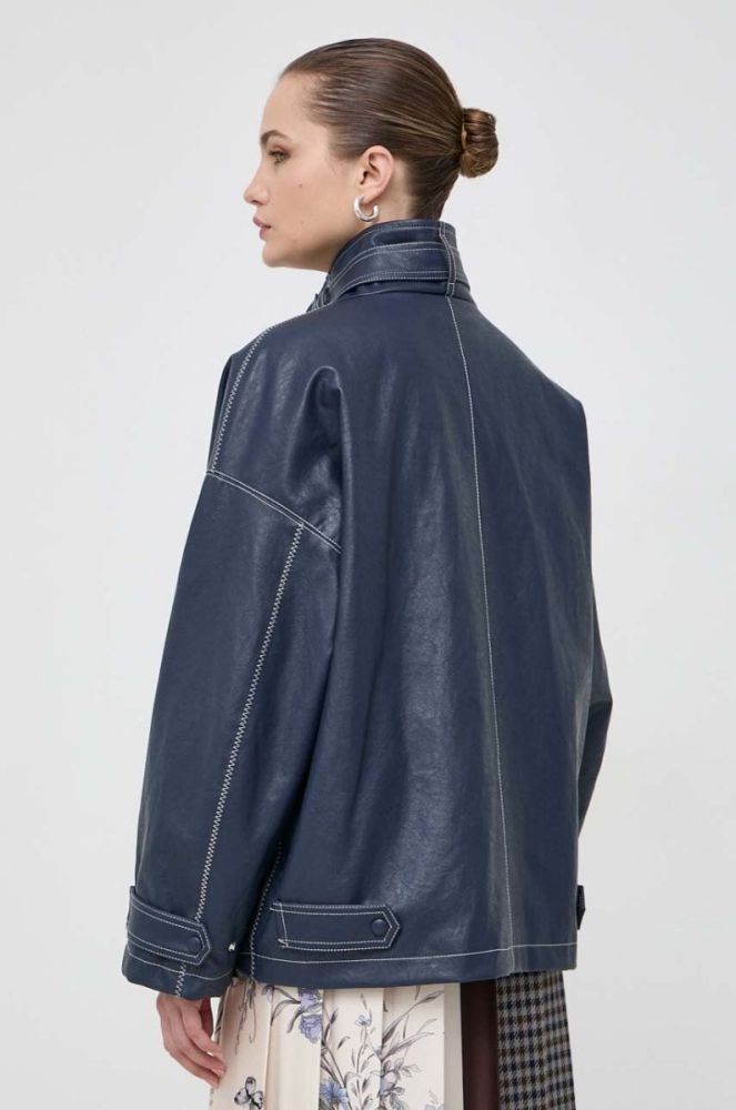 Куртка Beatrice B жіноча колір синій перехідна oversize фото 3