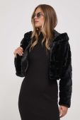 Куртка XT Studio жіноча колір чорний перехідна