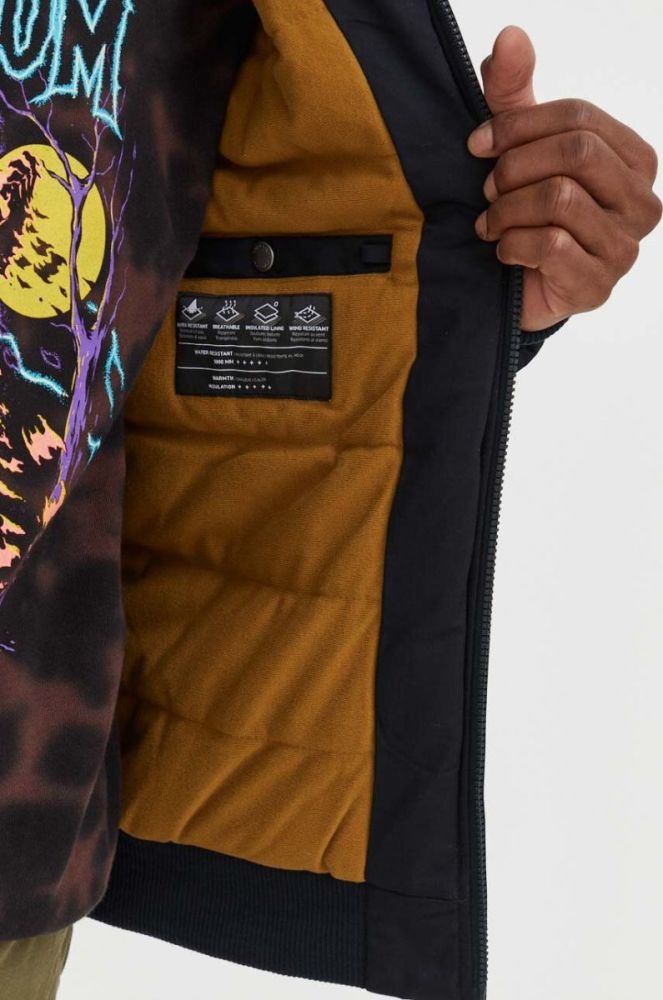 Куртка Volcom чоловіча колір чорний зимова (3530384) фото 6