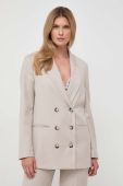 Піджак Silvian Heach колір бежевий двобортний однотонна (3615723)