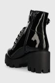 Черевики Altercore Enid жіночі колір чорний каблук блок Enid.Vegan