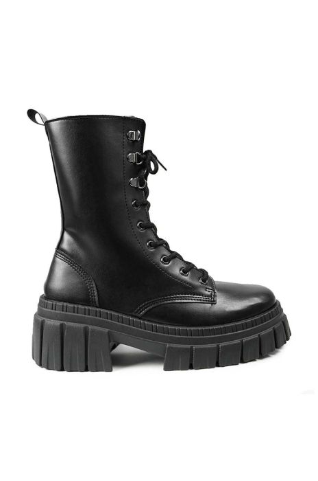 Черевики Altercore Lonnie жіночі колір чорний каблук блок Lonnie