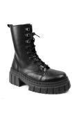 Черевики Altercore Lonnie жіночі колір чорний каблук блок Lonnie