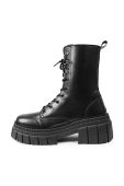 Черевики Altercore Lonnie жіночі колір чорний каблук блок Lonnie