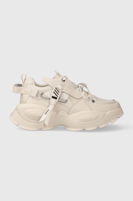 Шкіряні кросівки GOE колір бежевий MM2N4015.BEIGE