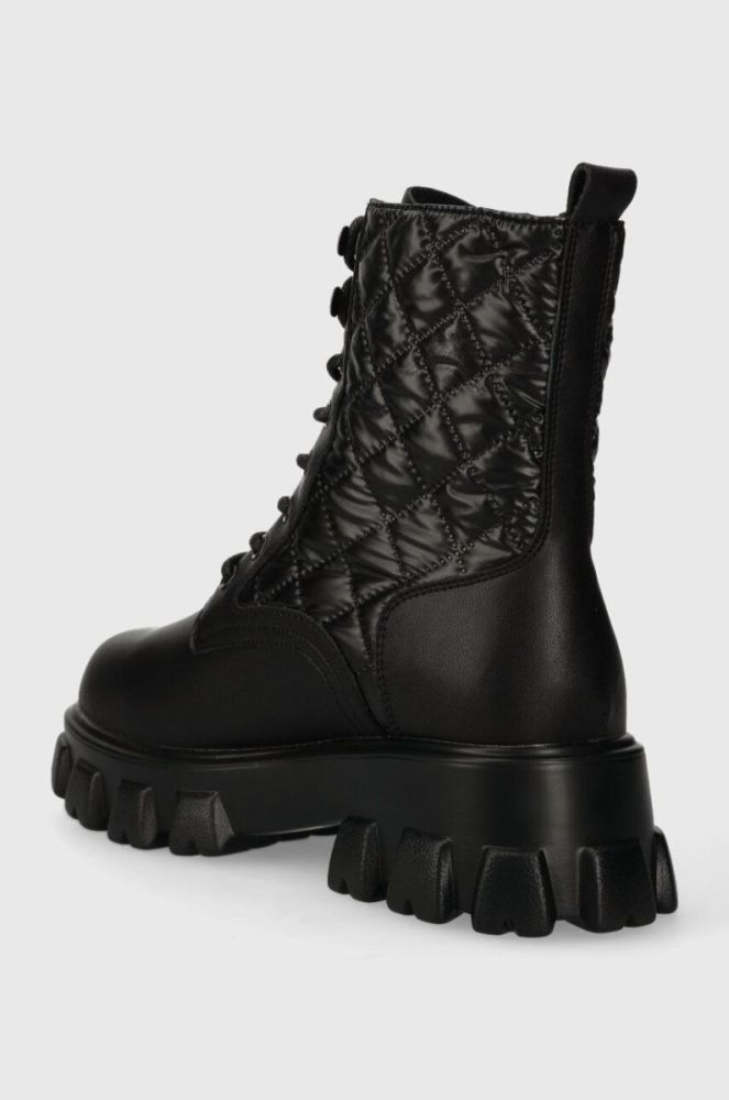 Шкіряні черевики GOE жіночі колір чорний на платформі MM2N4021.BLACK фото 3