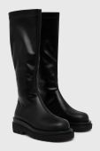 Чоботи GOE жіночі колір чорний на платформі MM2N4068.BLACK
