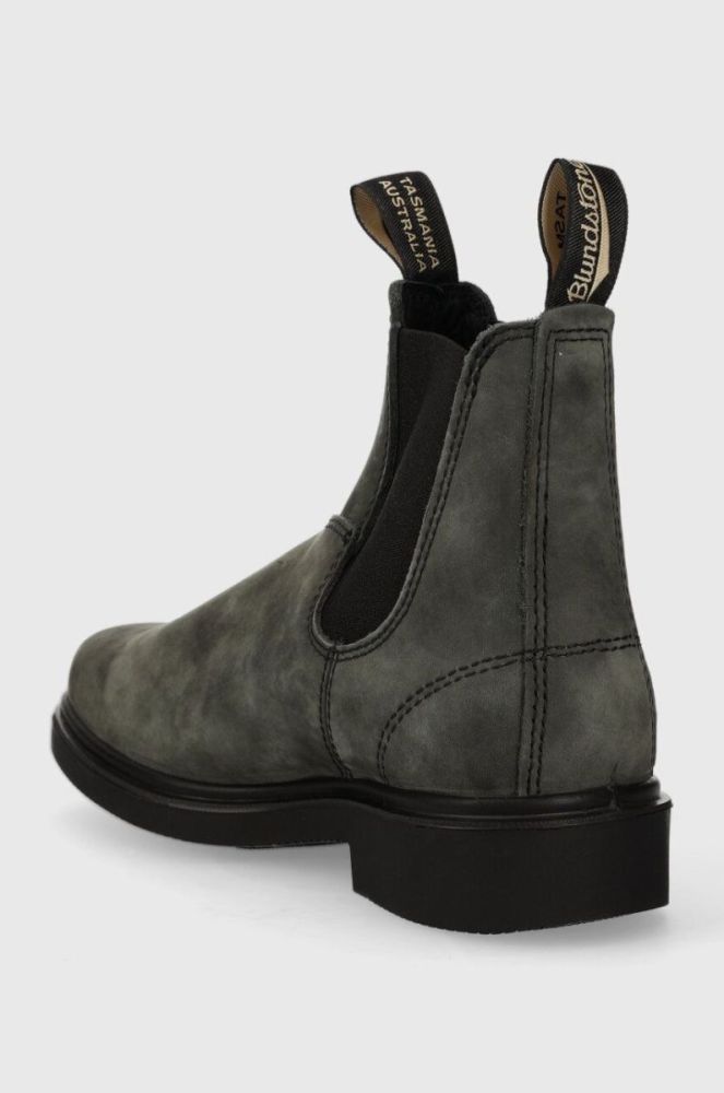 Замшеві черевики Blundstone жіночі колір сірий на плоскому ходу 1308.Rustic.Black фото 3