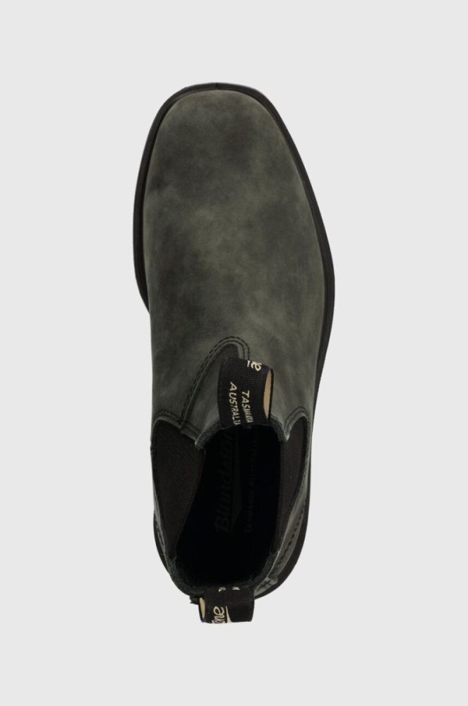 Замшеві черевики Blundstone жіночі колір сірий на плоскому ходу 1308.Rustic.Black фото 4