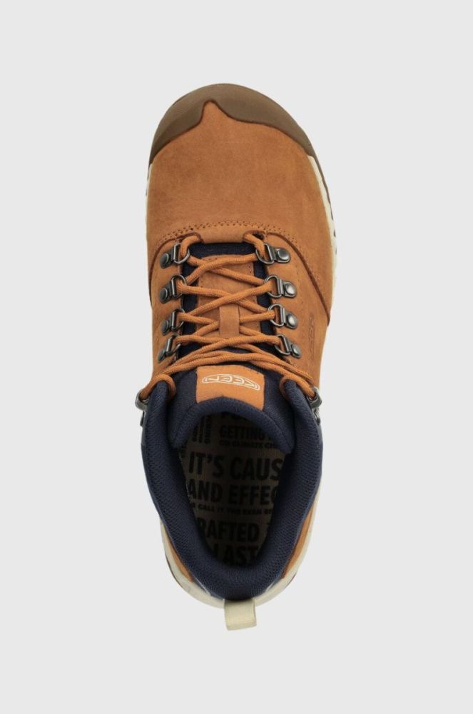 Черевики Keen Ciradia Mid WP жіночі колір коричневий злегка утеплена фото 4