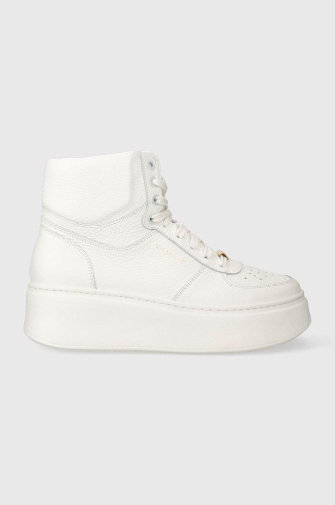 Шкіряні кросівки Charles Footwear Zana колір білий Zana.Sneaker.High.White