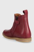 Дитячі шкіряні черевики Froddo колір бордовий (3468490)
