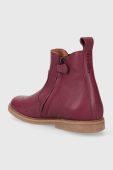 Дитячі шкіряні черевики Froddo колір бордовий (3468496)