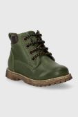 Дитячі шкіряні зимові черевики Froddo колір зелений