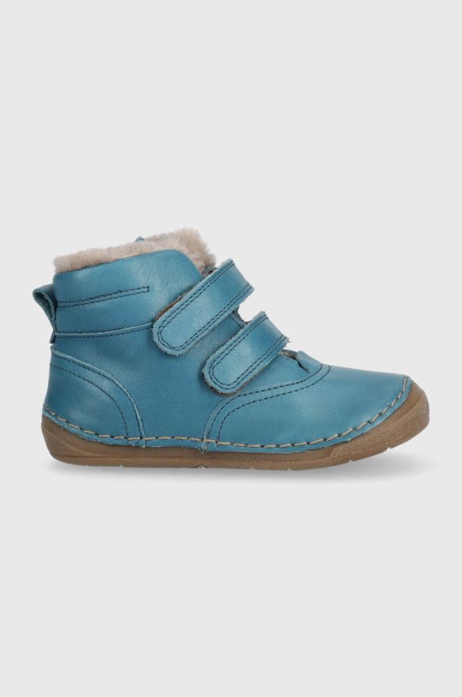 Дитячі шкіряні зимові черевики Froddo колір блакитний (3448421)