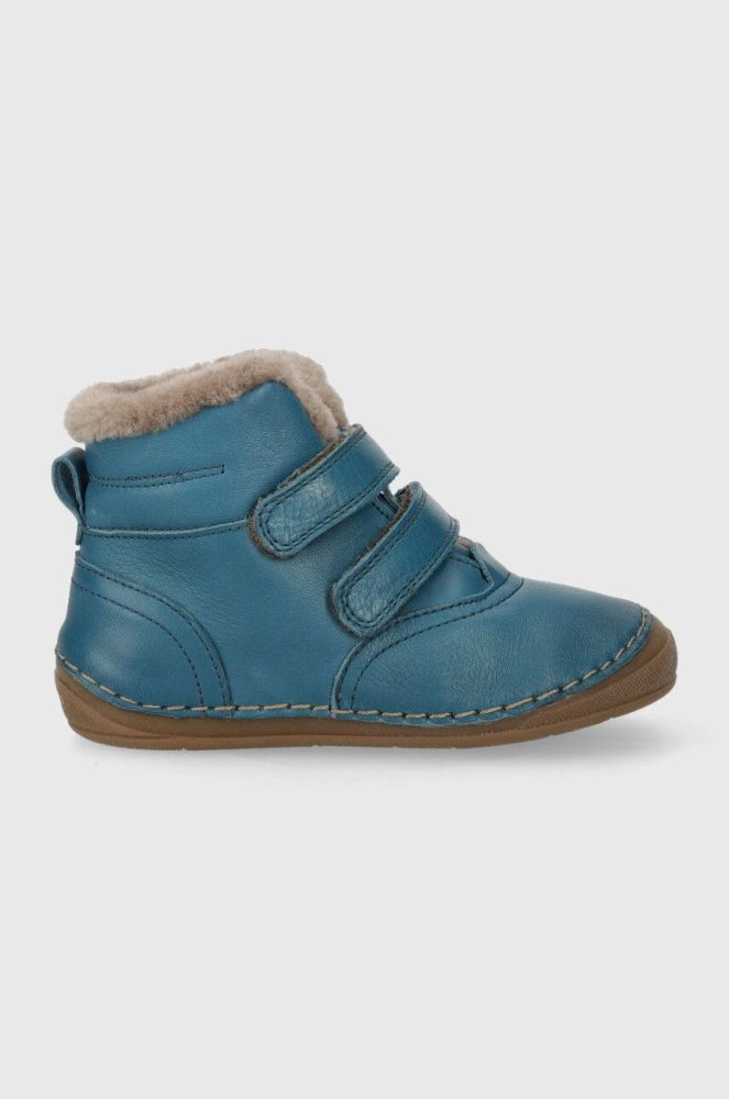 Дитячі шкіряні зимові черевики Froddo колір блакитний (3448441)