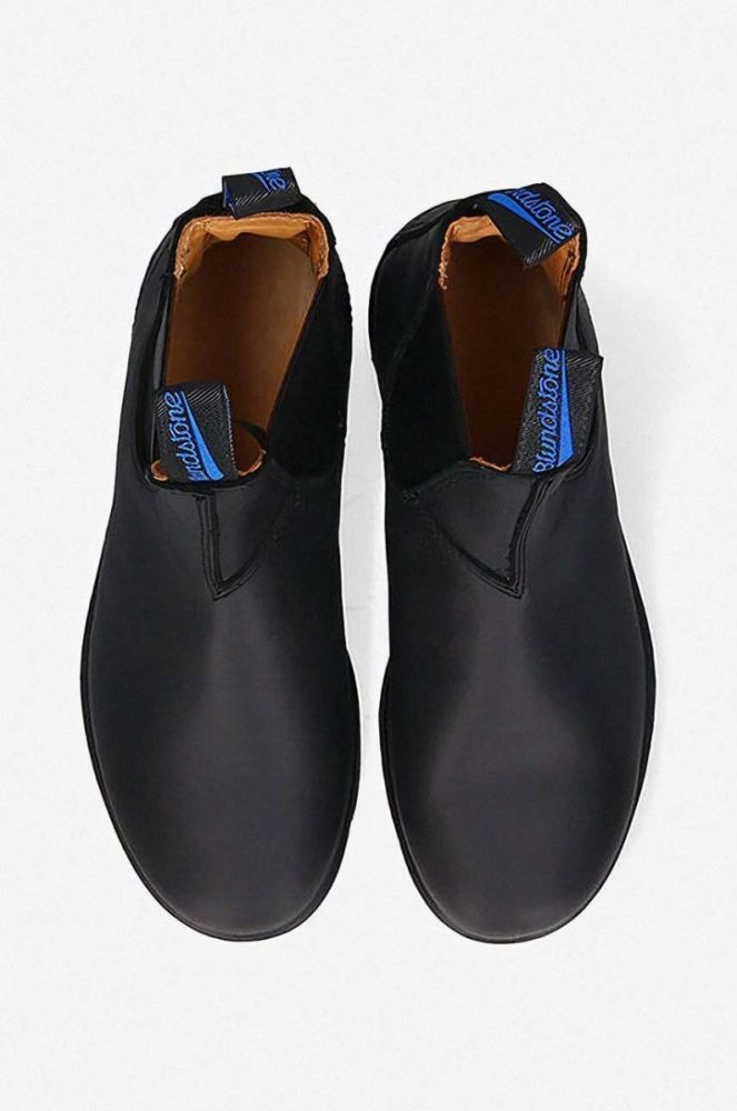 Шкіряні черевики Blundstone 566 чоловічі колір чорний фото 4