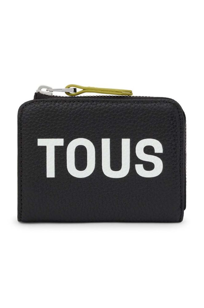 Шкіряний гаманець Tous жіночий колір чорний (3555607)