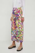 Штани Rich & Royal жіночі широке висока посадка колір барвистий